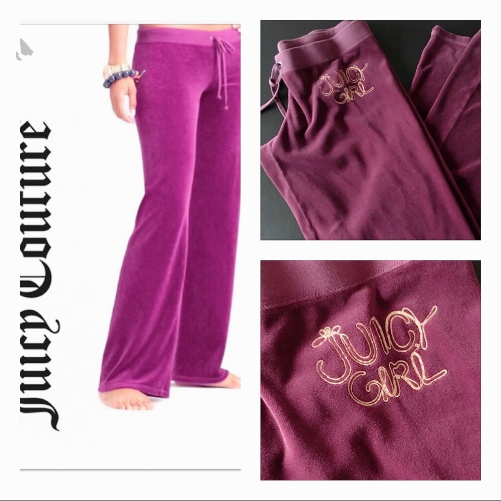 Early 2000’s Juicy Couture low rise track pants